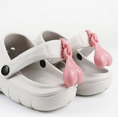 Testicle Shoe Charm