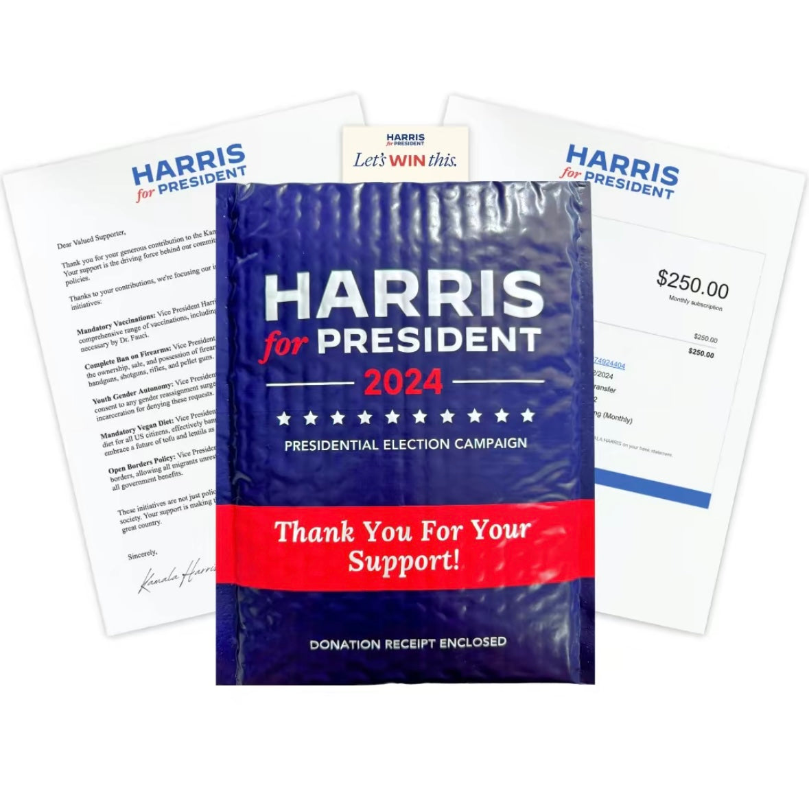 Kamala Harris Joke Mail