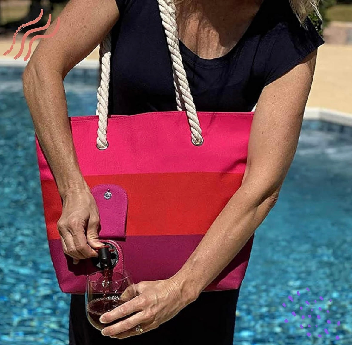 Wine Cooler Beach Bag