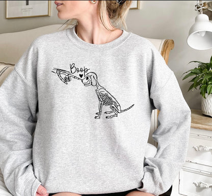 Boop Dog Skeleton Crewneck