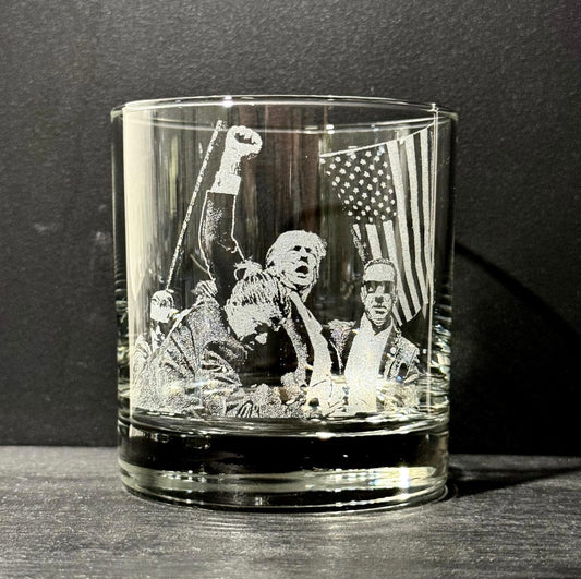 Trump Fight On Glass