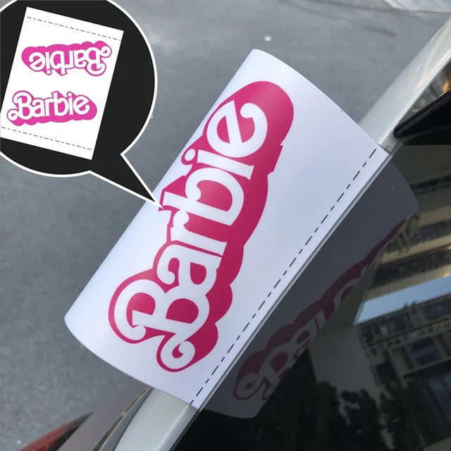 Barbie Car Tag