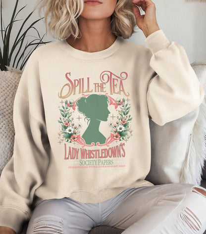 Bridgerton Spill the Tea Crewneck