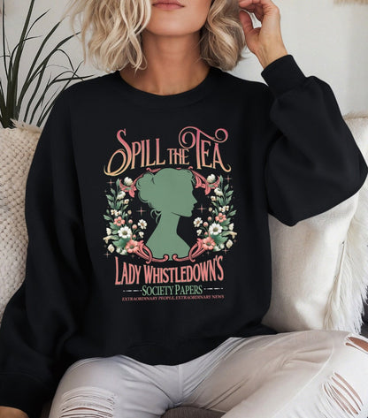 Bridgerton Spill the Tea Crewneck