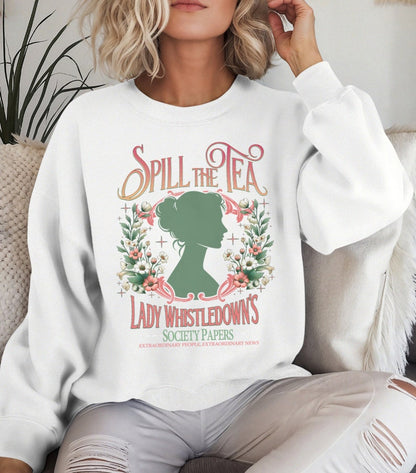 Bridgerton Spill the Tea Crewneck