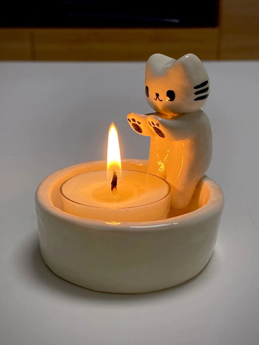 Cat Candle Holder