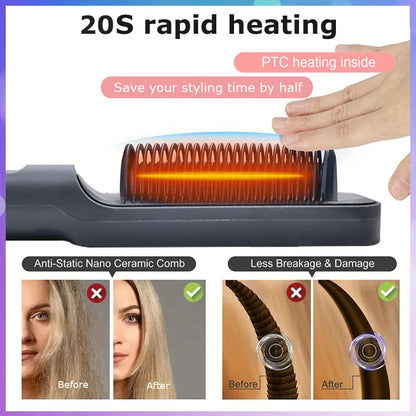 Hair Straightener Brush