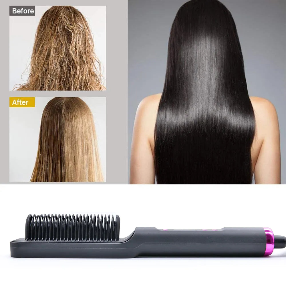 Hair Straightener Brush