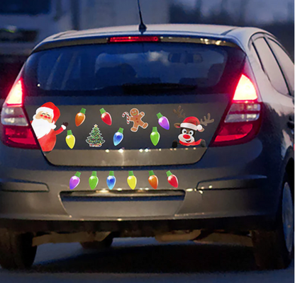 Reflective Christmas Car Stickers