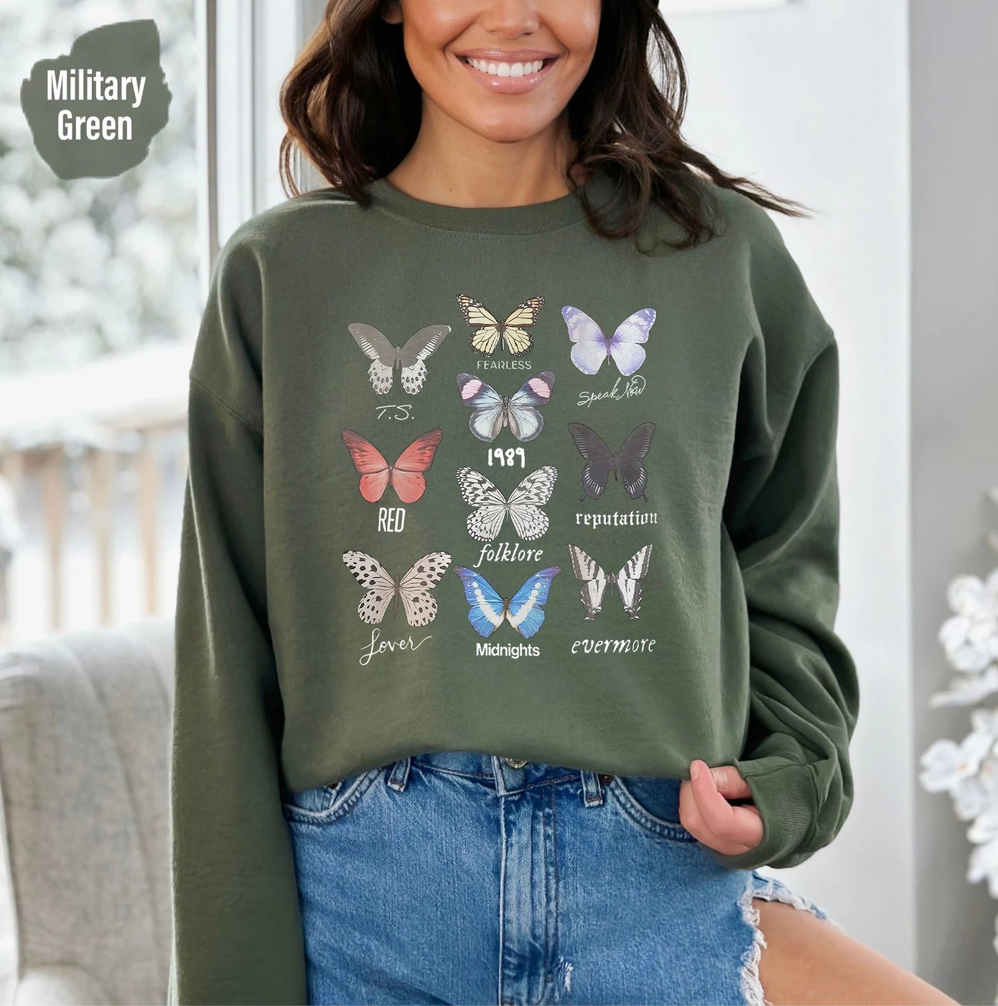 Butterfly Eras Crewneck