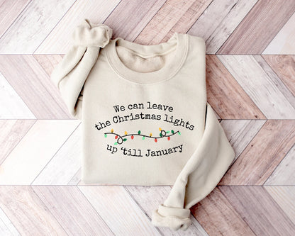 Christmas Lights Crewneck