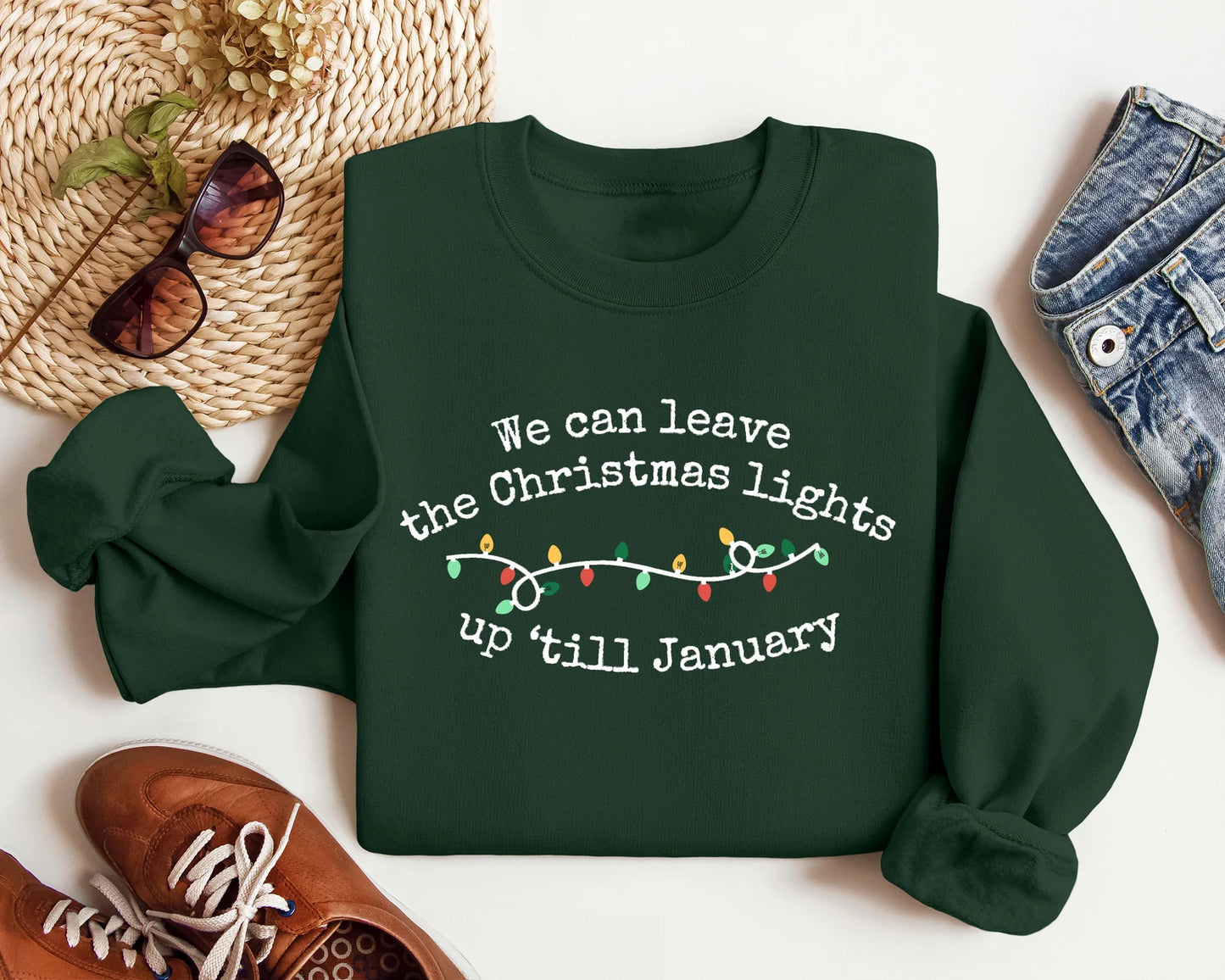 Christmas Lights Crewneck